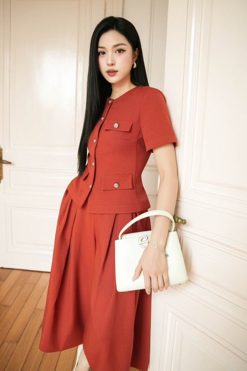 Sixdo Brick Woven Culottes